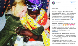 Madonna Visits Africa’s Largest Slum
