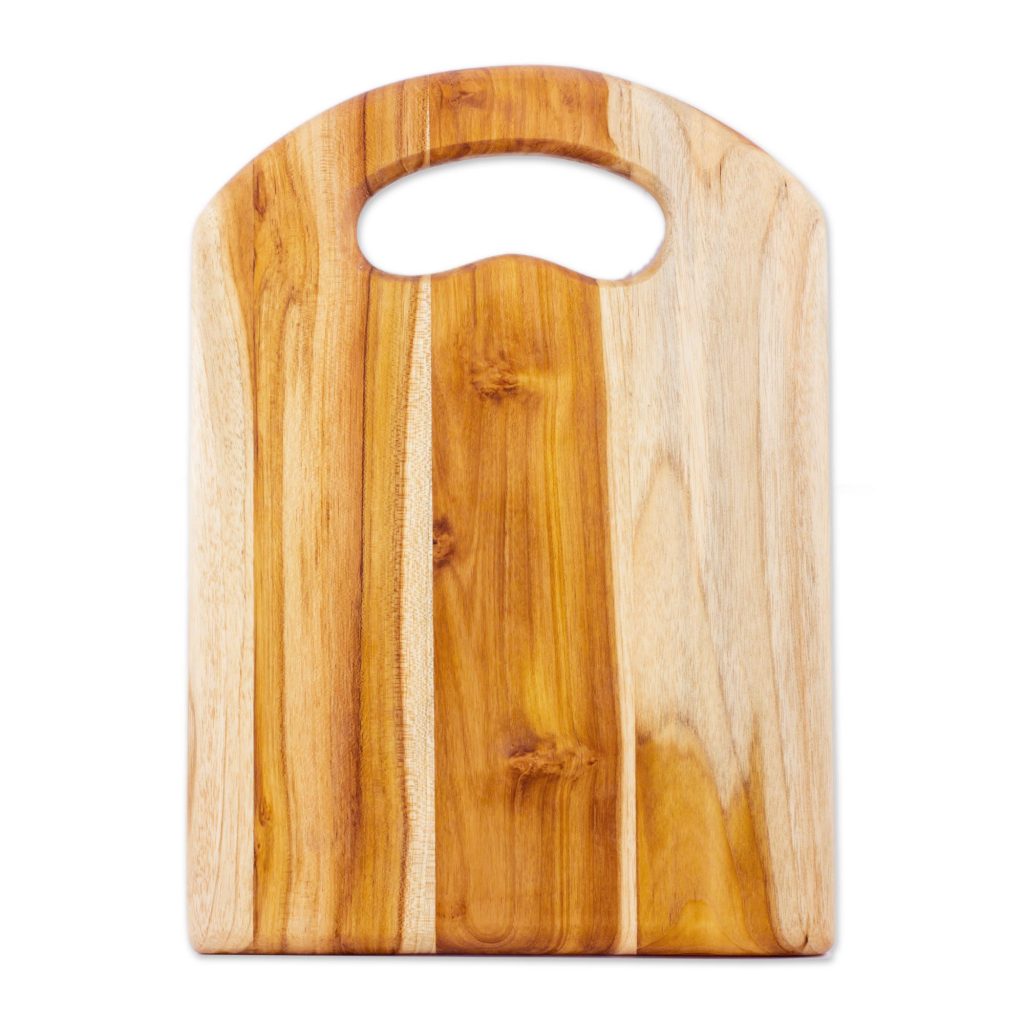 Handmade Wood Cutting Board , 'Chef's Delight' UNICEF