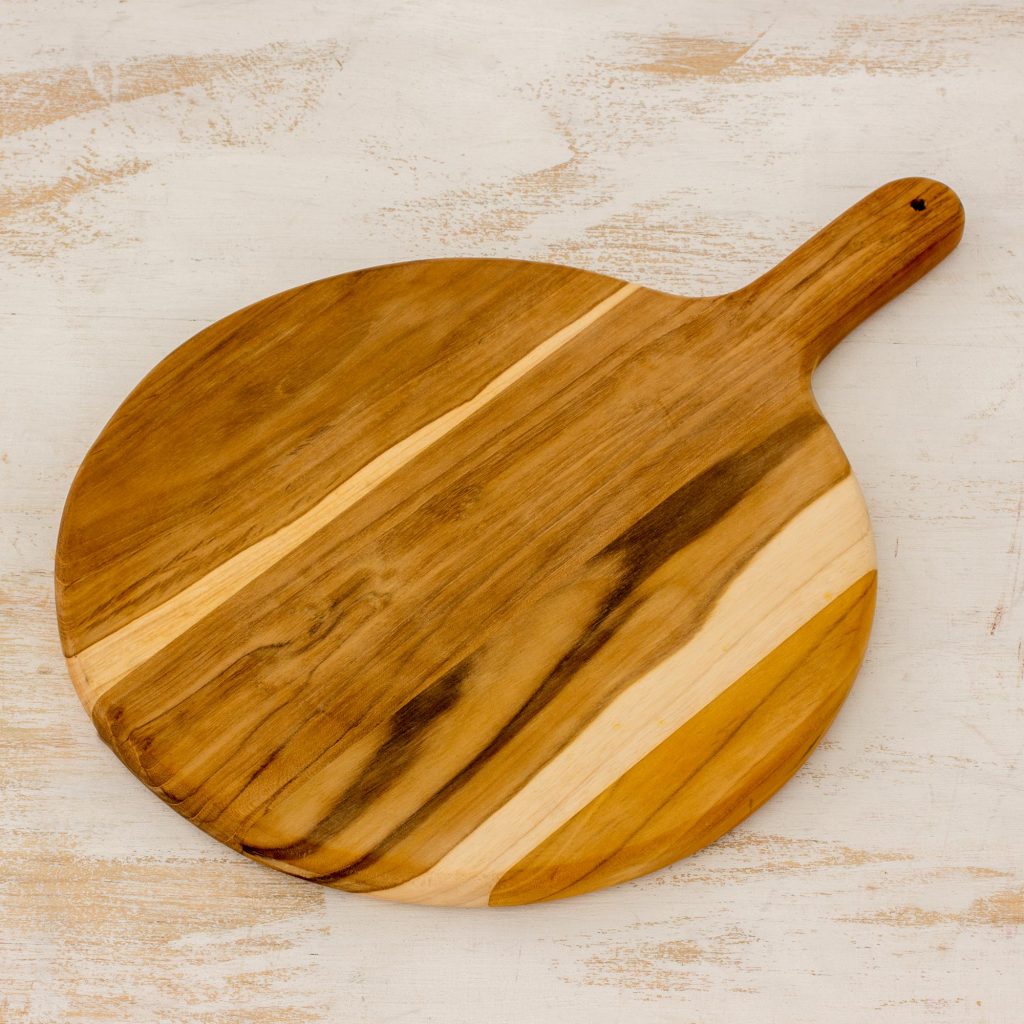 Wood Cutting Board Kitchen Accessory, 'Chef's Delight' for Copenhagen inspired dinner party