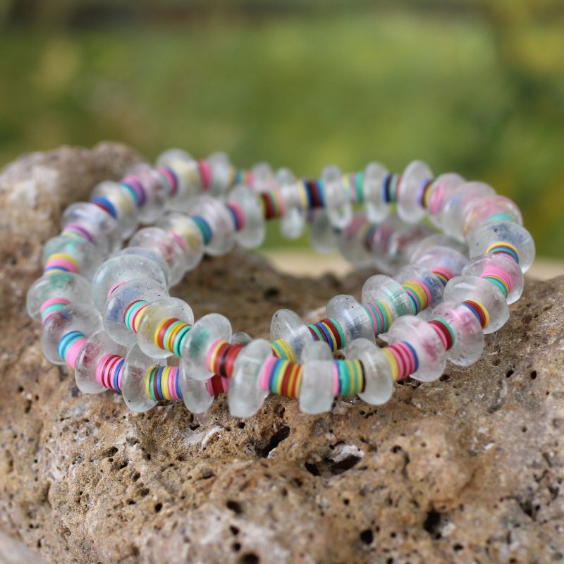 Contemporary West African Eco-friendly Womens Bracelets, 'Odo Akomo' Uunique Birthday Gifts