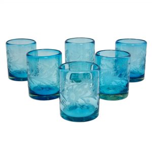 Hand Made Glass Cocktail Pitcher — GlassblowerBen Hand-blown Glasses